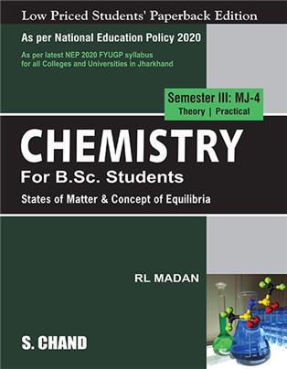 Chemistry For B.Sc. Students Semester III: MJ-4 | State of Matter & Concept of Equilibria - NEP 2020 Jharkhand