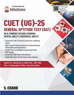 CUET (UG) 2025 General Aptitude Test (GAT) | GK & Current Affairs | General Mental & Numerical Ability | 1000+ Practice Questions | CUET 2024 Papers | Mock Tests | Delhi University, JNU, BHU, Other Un