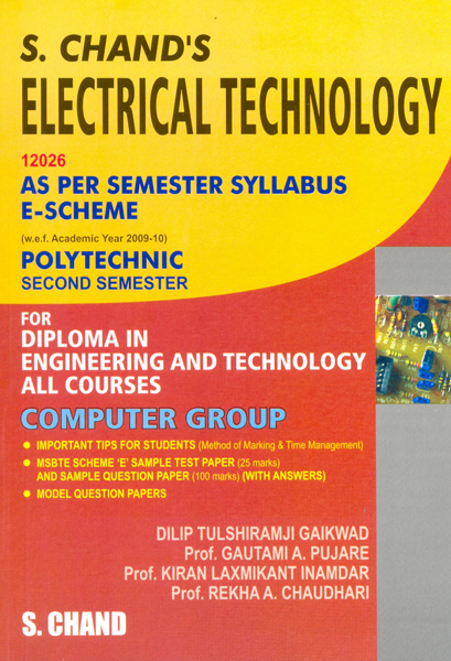 S.Chand's Electrical Technology for Computer ... By Dilip Tulshiramji ...