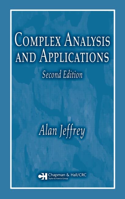 Complex Analysis And Applications Second By Alan Jeffrey